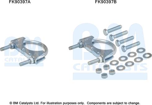 BM Catalysts FK90397 - Монтажний комплект, каталізатор autocars.com.ua