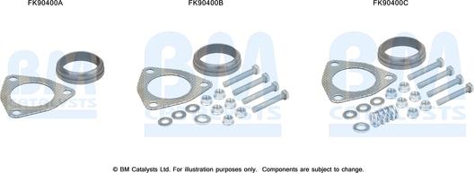 BM Catalysts FK90400 - Монтажний комплект, каталізатор autocars.com.ua