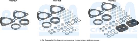 BM Catalysts FK90452 - Монтажний комплект, каталізатор autocars.com.ua