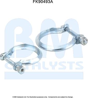 BM Catalysts FK90493 - Монтажний комплект, каталізатор autocars.com.ua