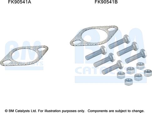 BM Catalysts FK90541 - Монтажний комплект, каталізатор autocars.com.ua