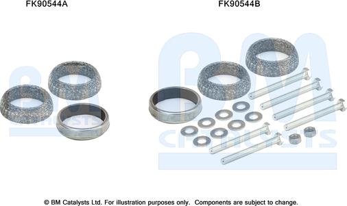 BM Catalysts FK90544 - Монтажний комплект, каталізатор autocars.com.ua