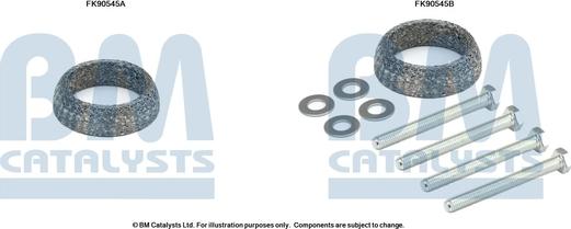BM Catalysts FK90545 - Монтажний комплект, каталізатор autocars.com.ua