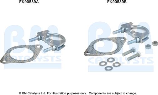 BM Catalysts FK90589 - Монтажний комплект, каталізатор autocars.com.ua