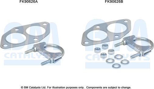 BM Catalysts FK90626 - Монтажний комплект, каталізатор autocars.com.ua