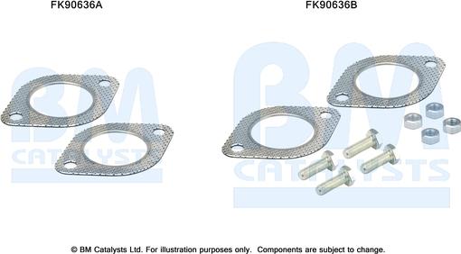 BM Catalysts FK90636 - Монтажный комплект, катализатор avtokuzovplus.com.ua