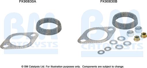 BM Catalysts FK90830 - Монтажний комплект, каталізатор autocars.com.ua