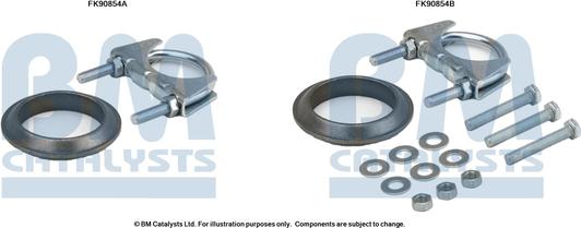 BM Catalysts FK90854 - Монтажный комплект, катализатор autodnr.net