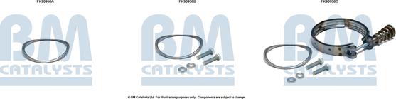 BM Catalysts FK90958 - Монтажний комплект, каталізатор autocars.com.ua