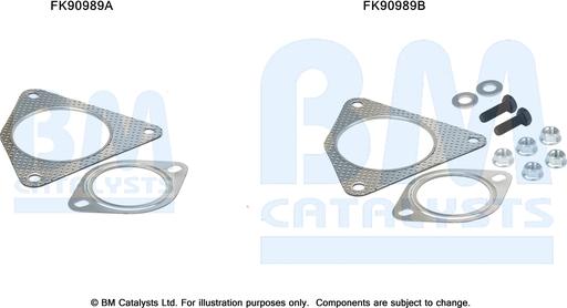 BM Catalysts FK90989 - Монтажний комплект, каталізатор autocars.com.ua