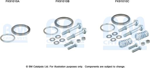 BM Catalysts FK91010 - Монтажний комплект, каталізатор autocars.com.ua