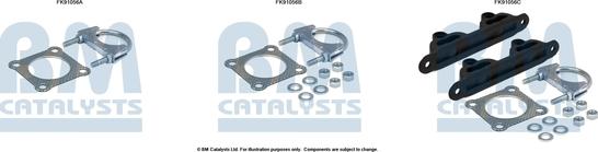 BM Catalysts FK91056 - Монтажный комплект, катализатор autodnr.net