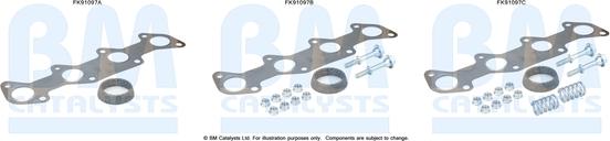 BM Catalysts FK91097 - Монтажний комплект, каталізатор autocars.com.ua