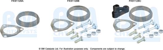 BM Catalysts FK91128 - Монтажний комплект, каталізатор autocars.com.ua