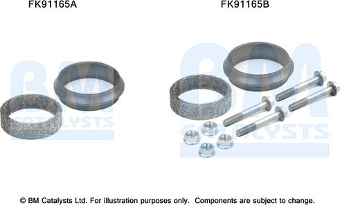 BM Catalysts FK91165 - Монтажный комплект, катализатор avtokuzovplus.com.ua