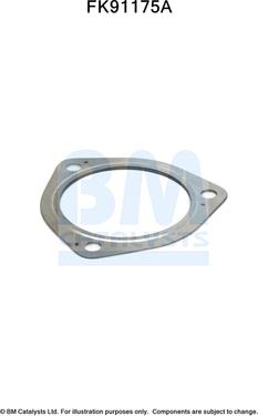 BM Catalysts FK91175 - Монтажний комплект, каталізатор autocars.com.ua