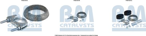 BM Catalysts FK91251 - Монтажный комплект, катализатор avtokuzovplus.com.ua
