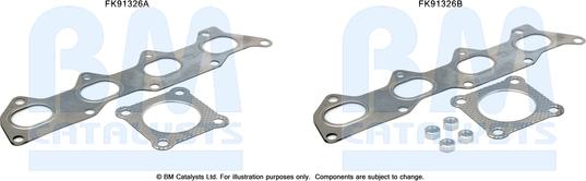 BM Catalysts FK91326 - Монтажный комплект, катализатор autodnr.net