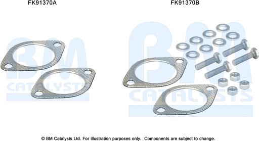 BM Catalysts FK91370 - Монтажний комплект, каталізатор autocars.com.ua