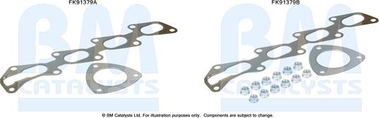 BM Catalysts FK91379 - Монтажный комплект, катализатор avtokuzovplus.com.ua