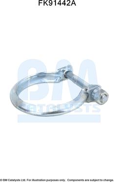 BM Catalysts FK91442 - Монтажний комплект, каталізатор autocars.com.ua