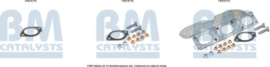 BM Catalysts FK91471 - Монтажний комплект, каталізатор autocars.com.ua