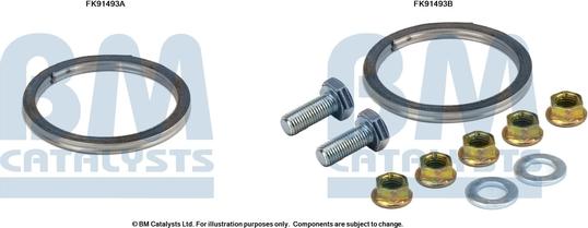 BM Catalysts FK91493 - Монтажный комплект, катализатор avtokuzovplus.com.ua