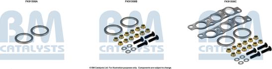 BM Catalysts FK91508 - Монтажний комплект, каталізатор autocars.com.ua