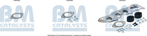 BM Catalysts FK91552 - Монтажный комплект, катализатор avtokuzovplus.com.ua