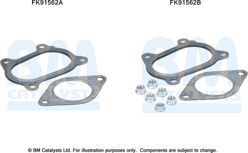 BM Catalysts FK91562 - Монтажний комплект, каталізатор autocars.com.ua