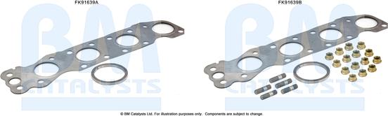 BM Catalysts FK91639 - Монтажный комплект, катализатор avtokuzovplus.com.ua