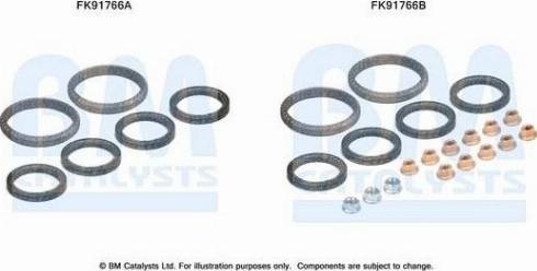 BM Catalysts FK91766 - Монтажний комплект, каталізатор autocars.com.ua