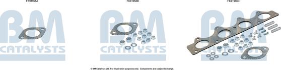 BM Catalysts FK91956 - Монтажний комплект, каталізатор autocars.com.ua