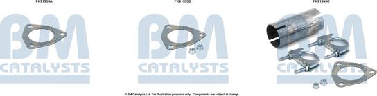 BM Catalysts FK91959 - Монтажний комплект, каталізатор autocars.com.ua