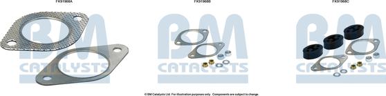 BM Catalysts FK91968 - Монтажний комплект, каталізатор autocars.com.ua