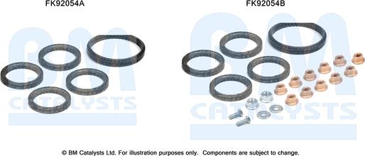 BM Catalysts FK92054 - Монтажний комплект, каталізатор autocars.com.ua