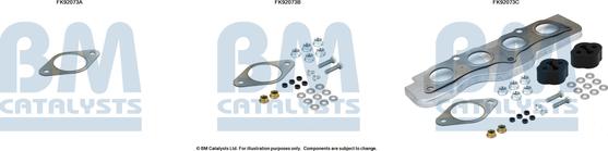 BM Catalysts FK92073 - Монтажний комплект, каталізатор autocars.com.ua