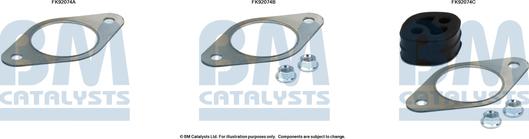 BM Catalysts FK92074 - Монтажний комплект, каталізатор autocars.com.ua