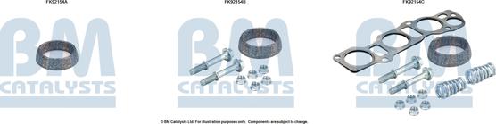 BM Catalysts FK92154 - Монтажний комплект, каталізатор autocars.com.ua