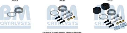 BM Catalysts FK92237 - Монтажний комплект, каталізатор autocars.com.ua