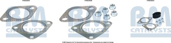 BM Catalysts FK92262 - Монтажний комплект, каталізатор autocars.com.ua