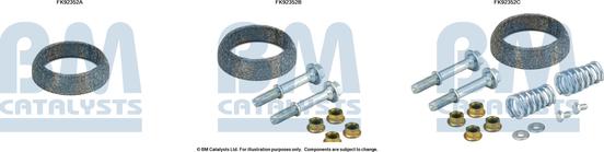 BM Catalysts FK92352 - Монтажний комплект, каталізатор autocars.com.ua