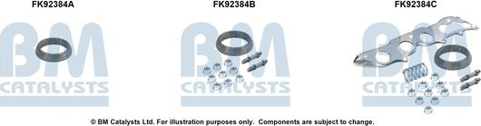 BM Catalysts FK92384 - Монтажний комплект, каталізатор autocars.com.ua
