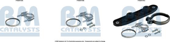 BM Catalysts FK92475 - Монтажний комплект, каталізатор autocars.com.ua