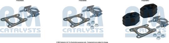 BM Catalysts FK92484 - Монтажний комплект, каталізатор autocars.com.ua