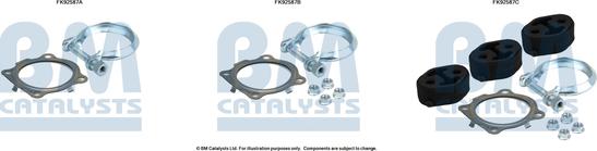 BM Catalysts FK92587 - Монтажний комплект, каталізатор autocars.com.ua