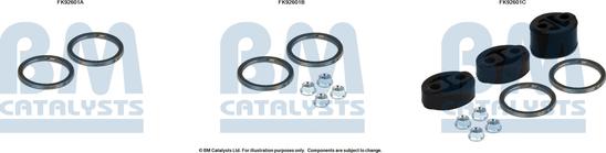 BM Catalysts FK92601 - Монтажний комплект, каталізатор autocars.com.ua