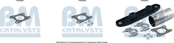 BM Catalysts FK92638 - Монтажний комплект, каталізатор autocars.com.ua