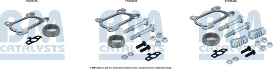 BM Catalysts FK92642 - Монтажний комплект, каталізатор autocars.com.ua