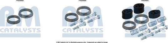 BM Catalysts FK92690 - Монтажний комплект, каталізатор autocars.com.ua